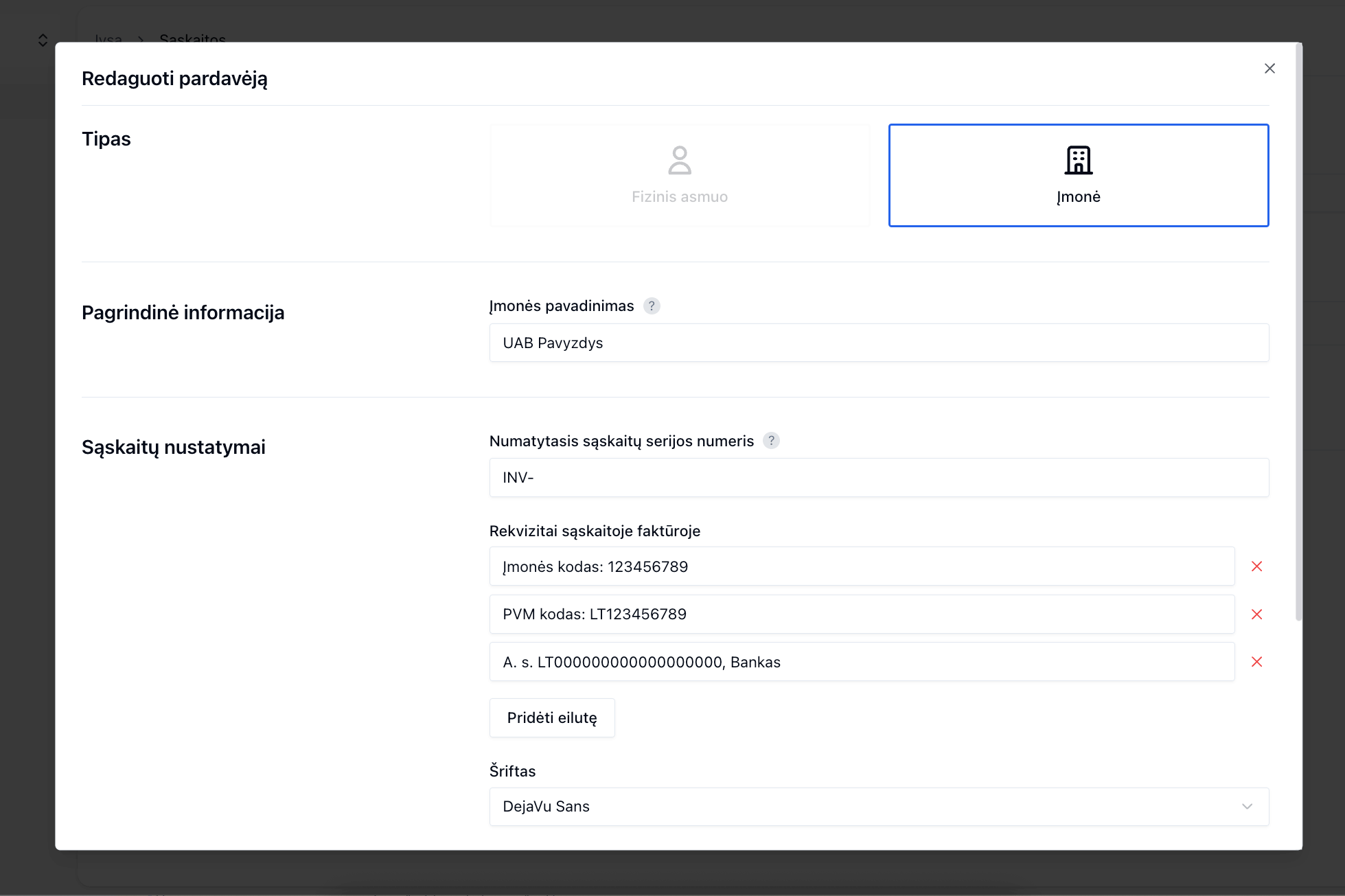 Veskite įmonės apskaitą